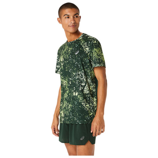 Asics Ανδρική κοντομάνικη μπλούζα AOP SS Top Asics Ανδρική κοντομάνικη μπλούζα AOP SS Top